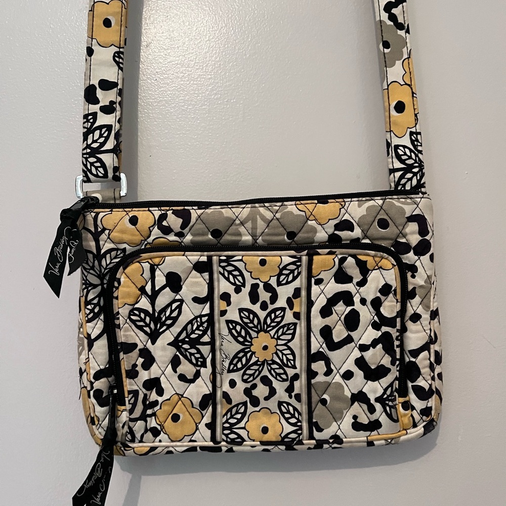 Vera Bradley Yellow & Black Bohemian Crossbody Bag 💛🖤 - Picture 11 of 14